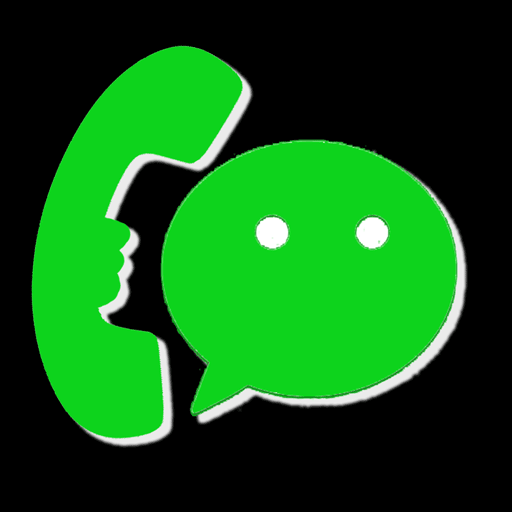 “微信打电话”创意图标设计：适合微信+手机同号的表达方式